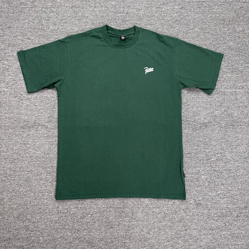 Street New Patta T-shirt Summer Small Logo Print Loose Best Quality Cotton Short Sleeve Real Photo Men Women PATTA T Shirts