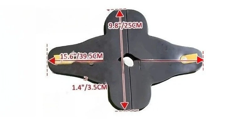 Lightweight Plastic Kayak Pedal System Forward & Reverse Pedal Control for Fin Changing Kayaks