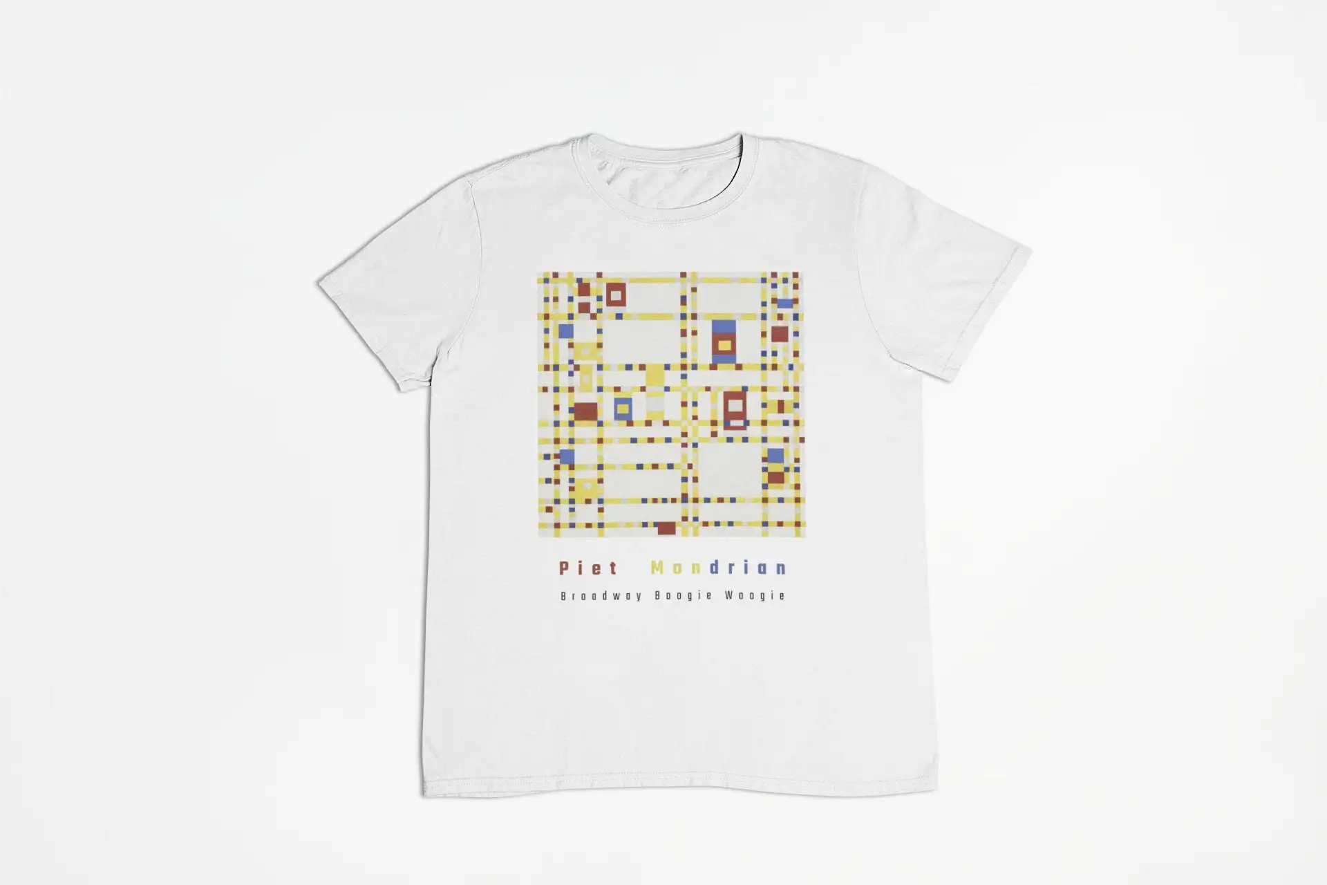 Broadway Boogie Woogie T Shirt Piet Mondrian Museum Of Modern Art Pollock Kandinsky 100 Cotton