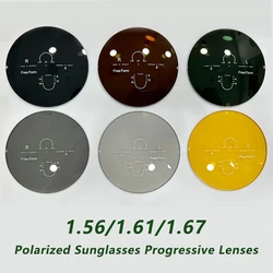 Sunglasses Polarized Progressive Lenses 1.50/1.56/1.61/1.67CR39  Optical Prescription Sunglasses Lenses UV Men Women