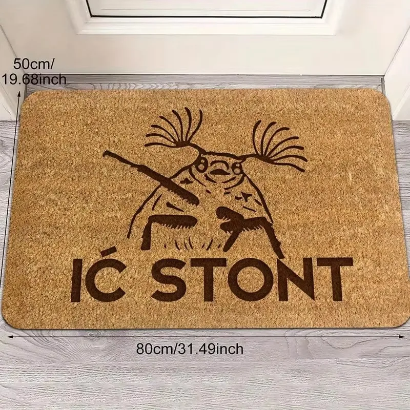 VIKAMA Pet-themed Text Doormat – Outdoor Hallway Mat – Noise-reducing, Machine-washable Home Furniture Accident Prevention