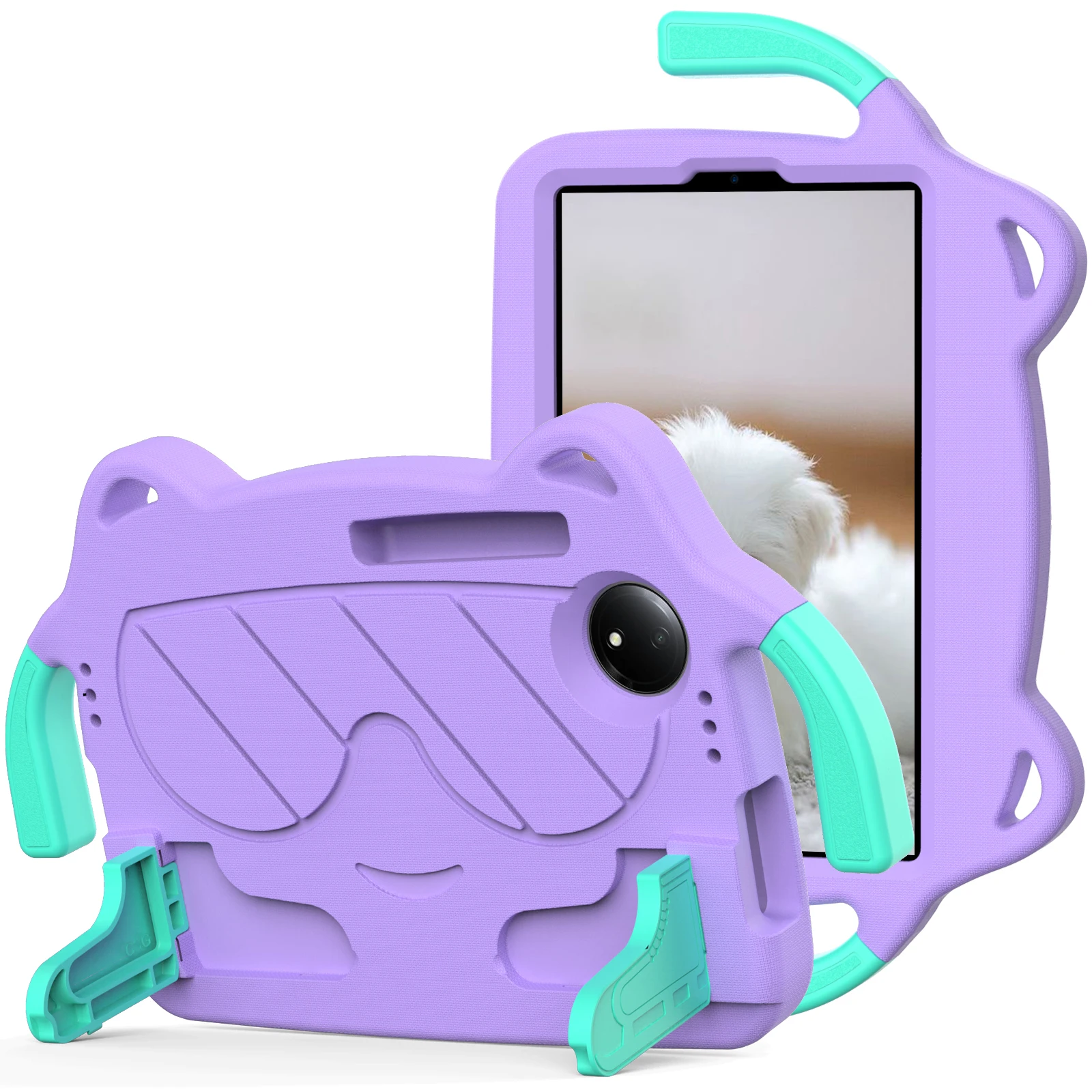 

Stand Tablet Case For Xiaomi Redmi Pad SE 8.7 11 inch Cases Shockproof with Handle Kickstand Cover Cute for Children Gift