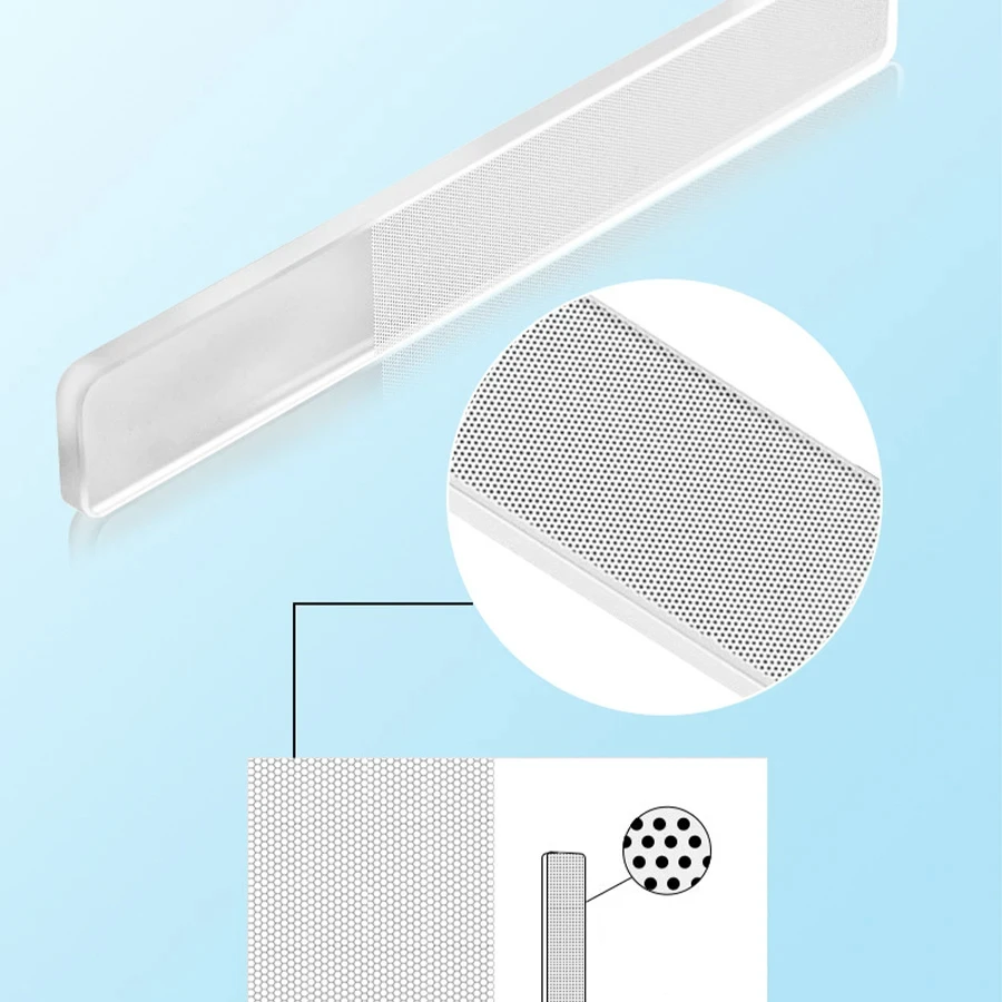 

3pcs Set Of Nano-glass File Polished Strip Nail File Box Transparent Manicure Trim Strip Manicure Nail Art DIY Tools