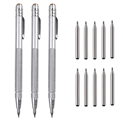 13pcs Diamond Scribing Pen Tungsten Carbide Tip Carbide Engraving Pen  For Glass Ceramic Metal Wood Engraving Hand Tools