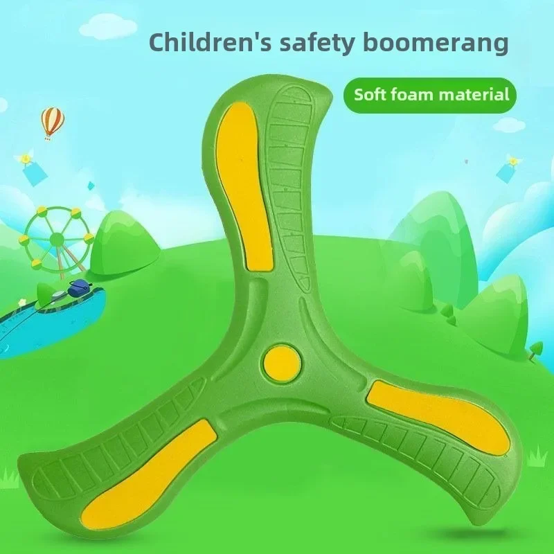 1-10PCS เด็กสามเหลี่ยม Boomerang ของเล่นกลางแจ้งสําหรับผู้ปกครองเด็กปฏิสัมพันธ์ปลอดภัยทนทาน Flying Disc อุปกรณ์กีฬา