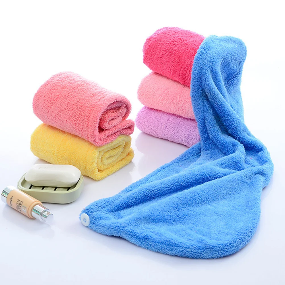 3 قطعة منشفة الشعر التفاف قبعات الشعر الجاف قبعات الاستحمام ستوكات امتصاص الماء قبعة الدش قبعة الاستحمام المرجانية