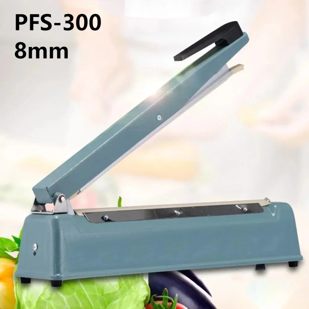 220V 350W 30cm 8mm Sealing WidthHousehold Iron Shell Hand Pressure Sealing Machine Multifunctional Packaging Machine