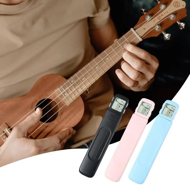Digital Guitar Trainer Guitar Practice Neck With Rotatable Chart Screen Guitar Assist Learning Tool With Chord Chart Metronome