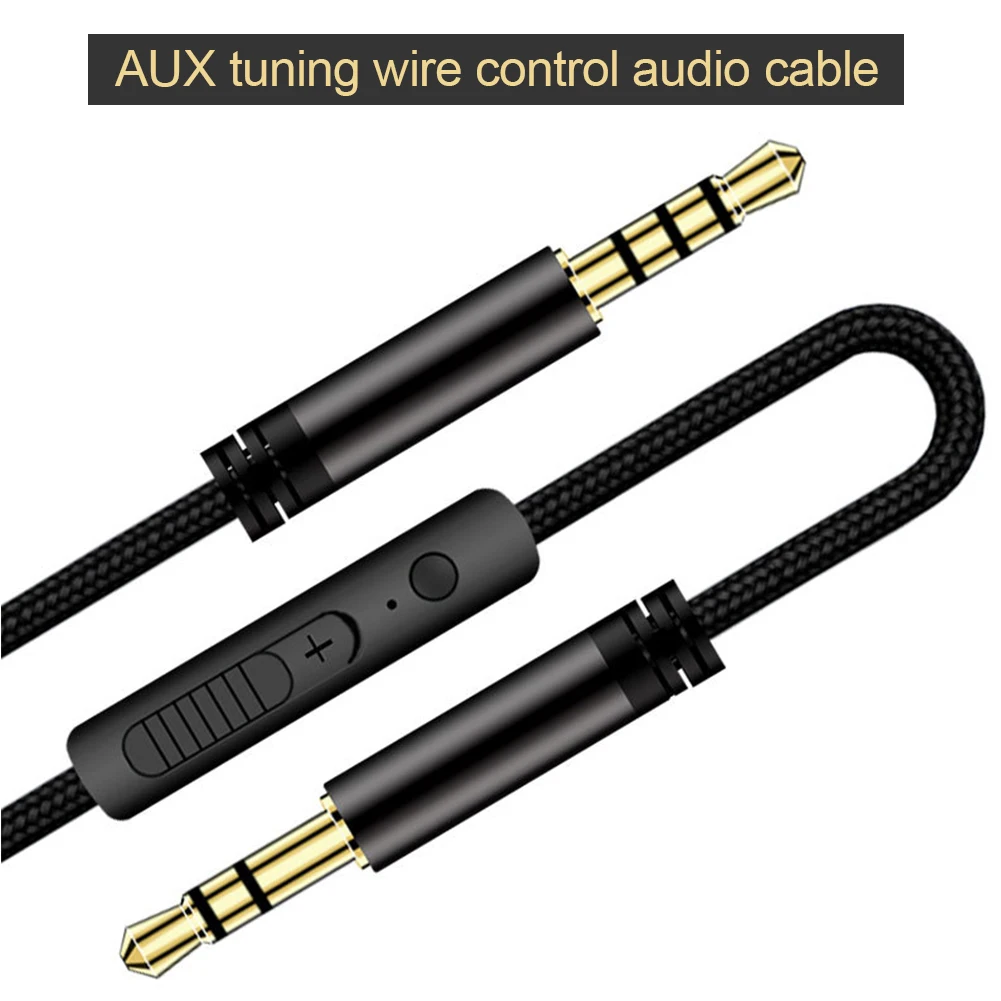 3.5mm Jack Male To Male Audio Cable For Mobile Phones Headphone Connection Car Audio Tuning Band Microphone Cable