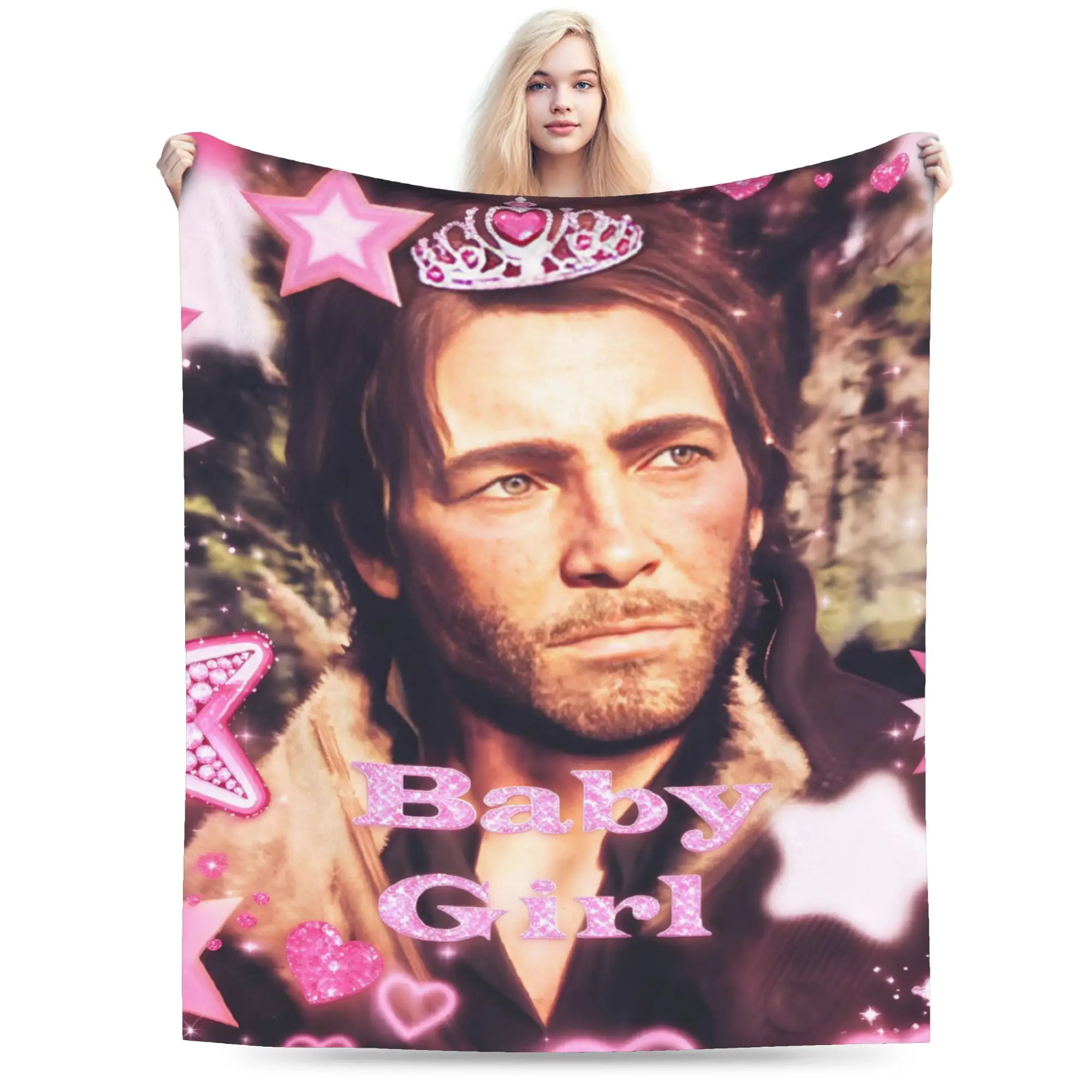 Custom Arthur Morgan Blanket 3D Printed Soft Flannel Fleece Warm Gaming  Throw Blankets for Office Bed Couch Quilt