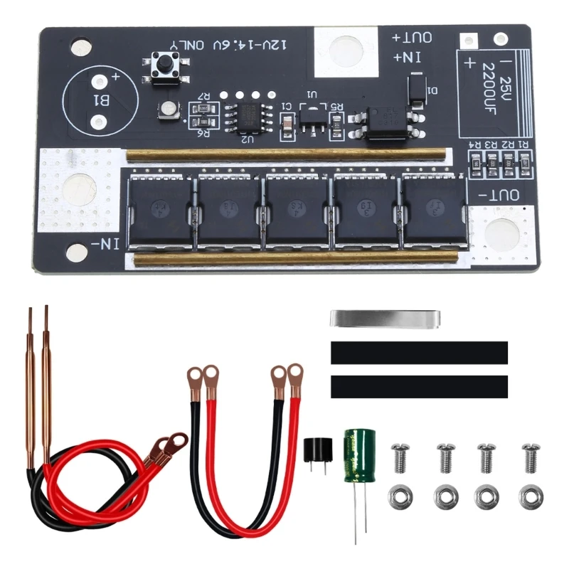 Tragbare 12V Batteriespeicher Punktschweißmaschine 5-Gang-Leiterplatte DIY Schweißgeräte Punktschweißgerät