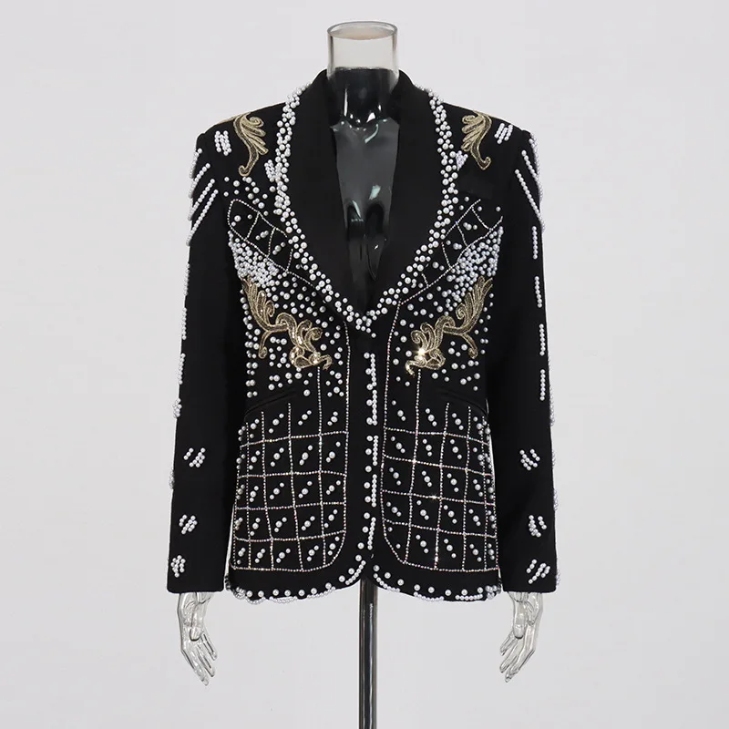 SuperAen 2025 nouveau tempérament industrie lourde conception taille haute mince haut de gamme manteau