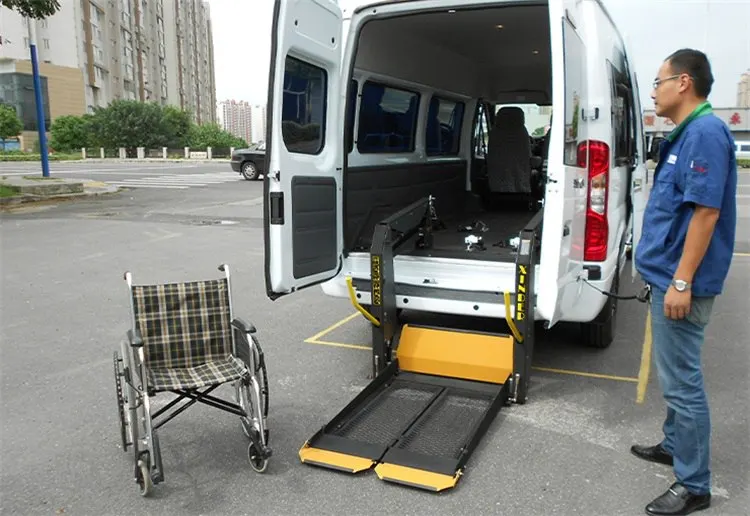 Electric Hydraulic Lift Platform For Disabled Handicapped Older People Wheelchair Patient Car Lifts For Easy Onboarding Vehicles
