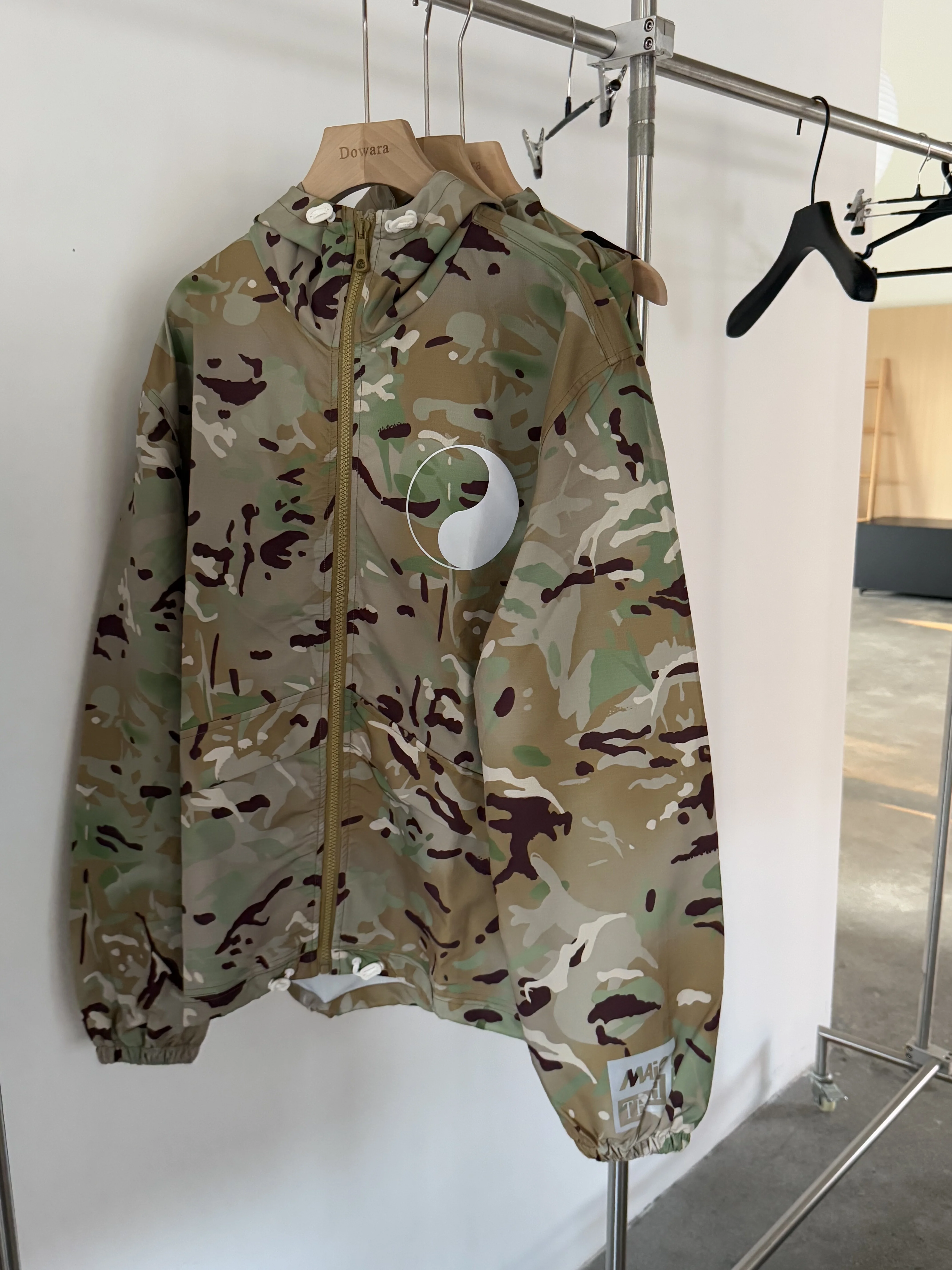 Satisfied running outdoor tear-resistant plaid insect-proof camouflage jacket