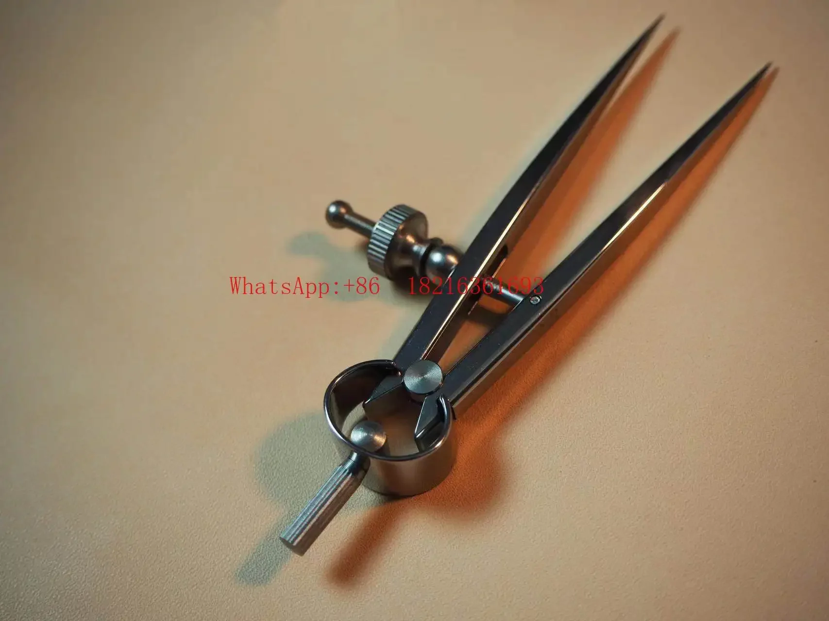 NEW2026 Stainless Steel Leather Spacing Gauge Adjustable Edge Scribe Gauge Handmade Leather Goods DIY