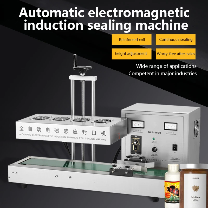 Elektromagnetische Inductie Aluminiumfolie Sluitmachine Commerciële Automatische Inductie Sluitmachine