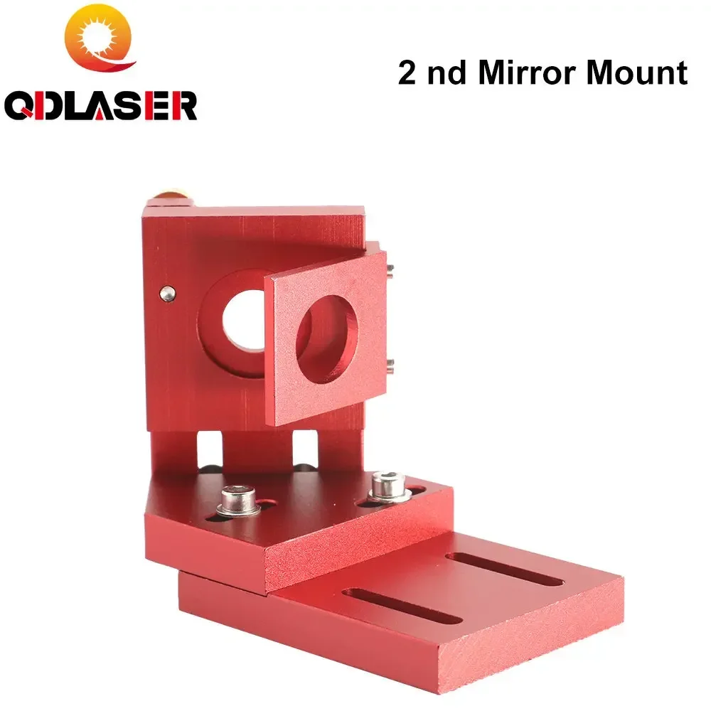 QDLASER CO2 Second Red Mirror Mount Mirror 25mm Integrative Mount For Lase Cutting Machine