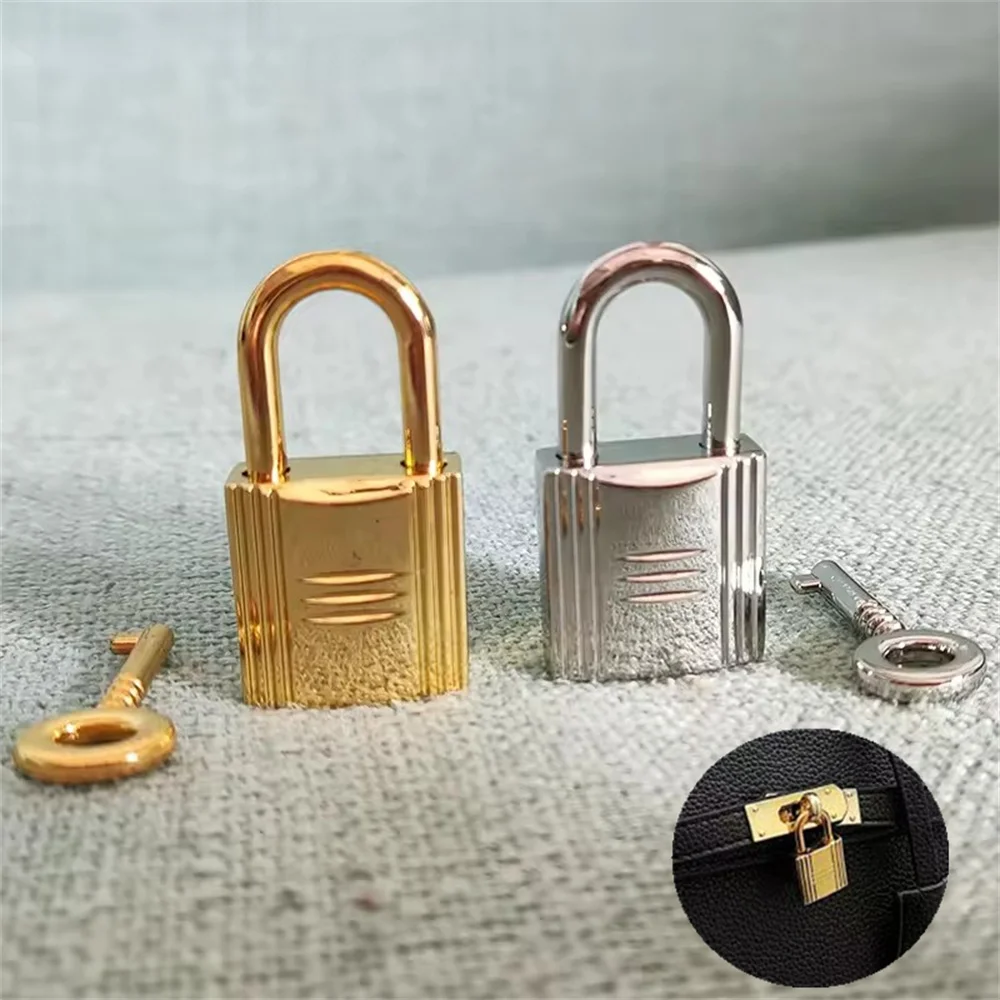 معدن صغير حقيبة أمتعة صغيرة أقفال قفل للدرج الخياطة حقيبة يد قلادة حقيبة جلدية حلية اكسسوارات السيارات المفاتيح #1