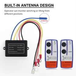 Universal Winch Remote Control Contactor 12V 24V  Off-road Vehicle Wireless Remote Control Kit Switch Control Accessories