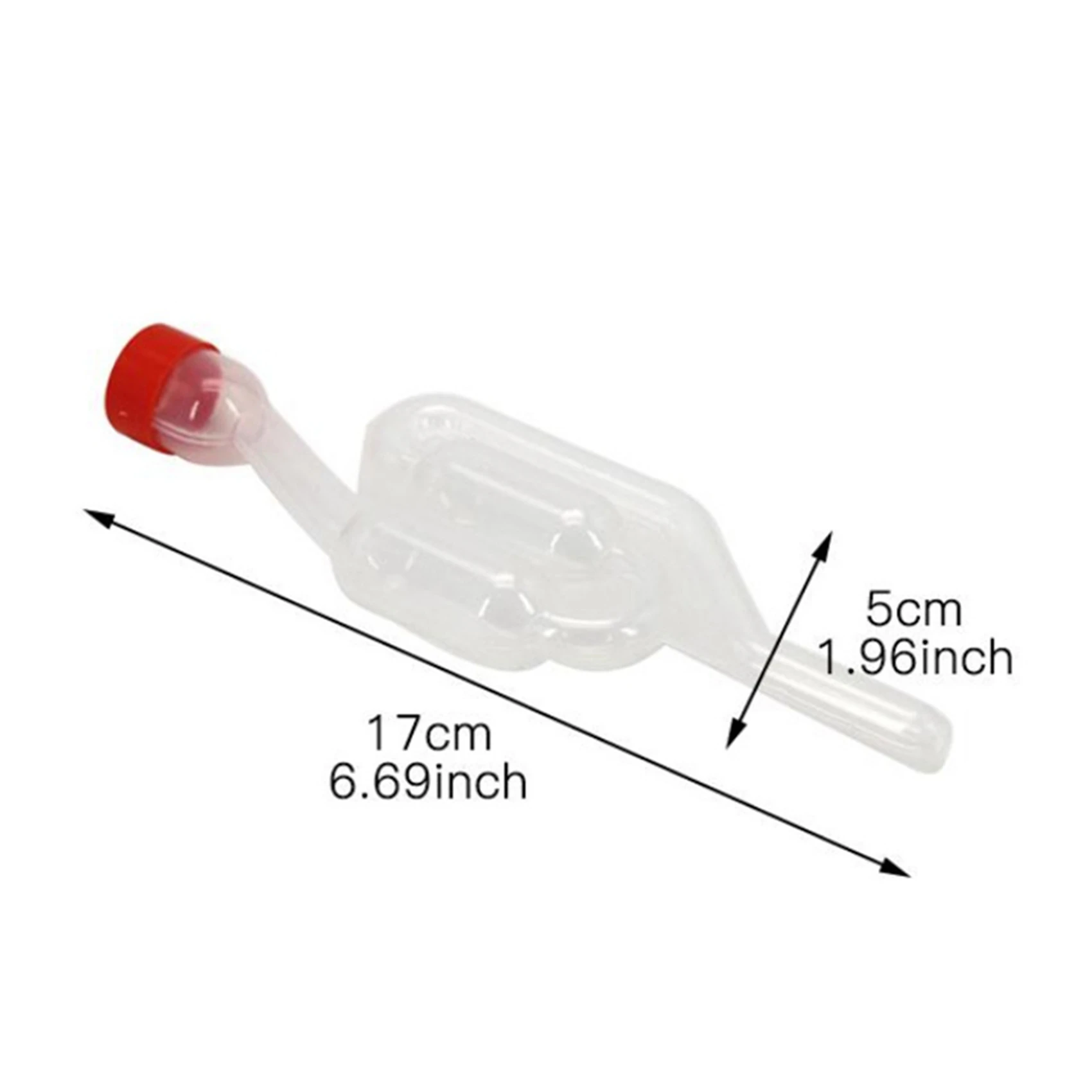 

ABXF-50 Pack S-Shape Airlock Twin Bubble Grommet One-Way Exhaust Seal Valve With Cork Beer Wine Making Tank Vent Valve
