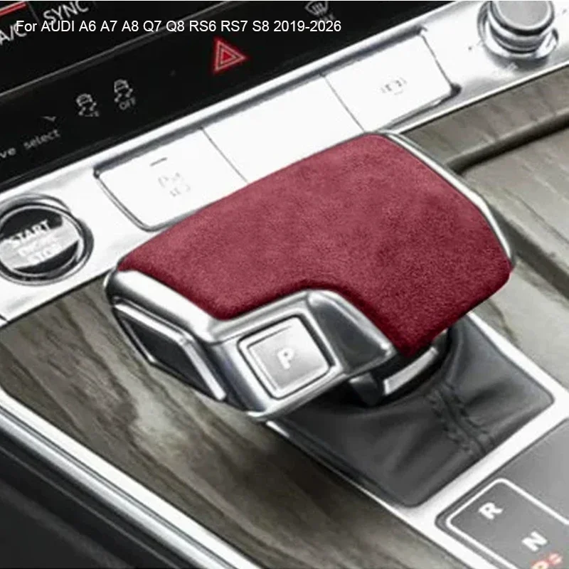 

Чехол на ручку переключения передач из замши ABS для AUDI A4 A5 A6 A7 A8 Q5 Q7 Q8 SQ5 RS5 RS6 RS7 S8