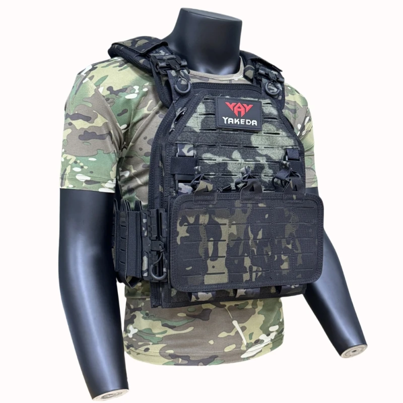

YAKEDA Ranger Green Plate Carrier Tactico Vest с быстросъемной защитой Molle Chaleco Tactico Bandolier Жилет с лазерной резкой