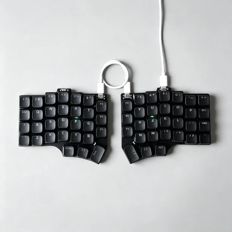 X.tip Corne60 Low Profile Split Mechanical Keyboard Kit Aluminum Bottom Welding Switch Choc/mx Portable Wired Qmk/vial Travel