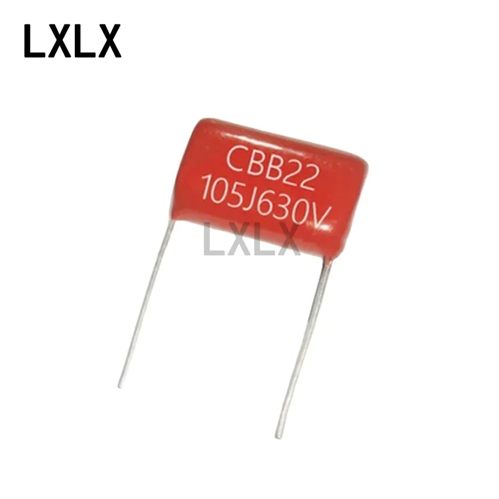 20PCS CBB22 Polyester Film Capacitor 630V105J 630V 105J 1UF 1000NF Pitch=20mm / 15mm