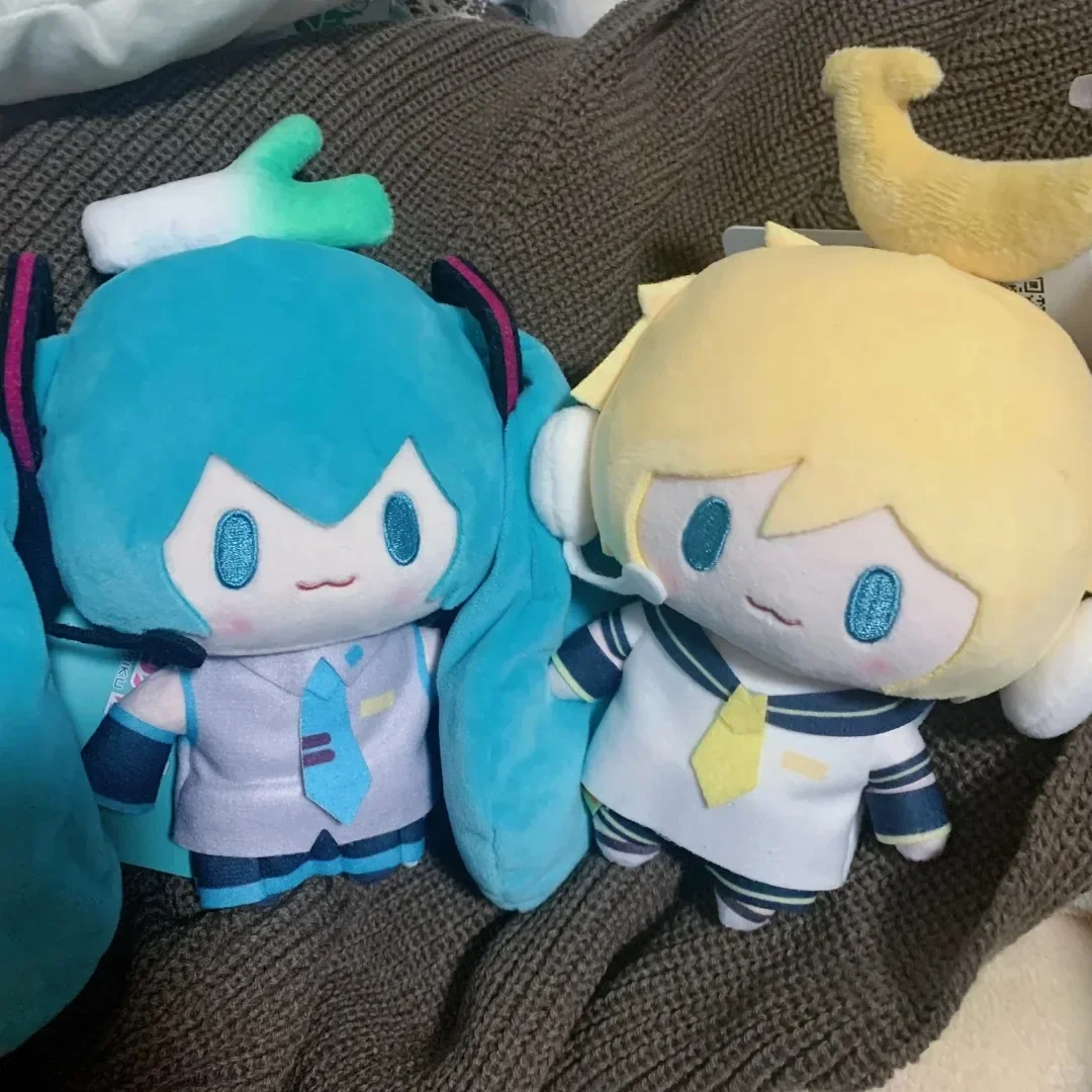 Vocaloid Hatsune Miku Kagamine Len Rin Plush Stuffed Toy Cute Anime Character Doll Soft Kawaii Anime Birthday Gifts Girl