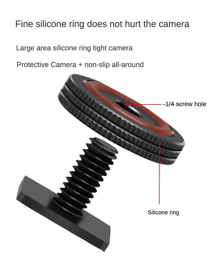 Profession elle 1/4 "Einzel mutter Stativ halterung Schraube schwarz auf Blitz Blitzschuh adapterst änder für Kamera Studio Fotografie Zubehör – Detail 21