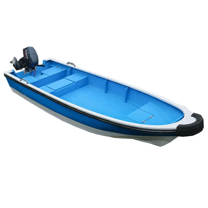 530 Sea Fishing Boat Panga Awning Outboard Engine 60HP Console Self-draining Fuel tank Oxygen Equipment for Sale
