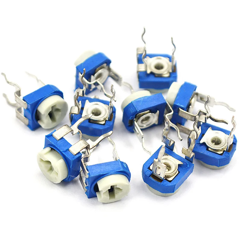 20pcs RM065 RM-065 Series 100 200 500 1K 2K 5K 10K 20K 50K 100K 200K 500K 1M Ohm Trimpot Trimmer Potentiometer Variable Resistor