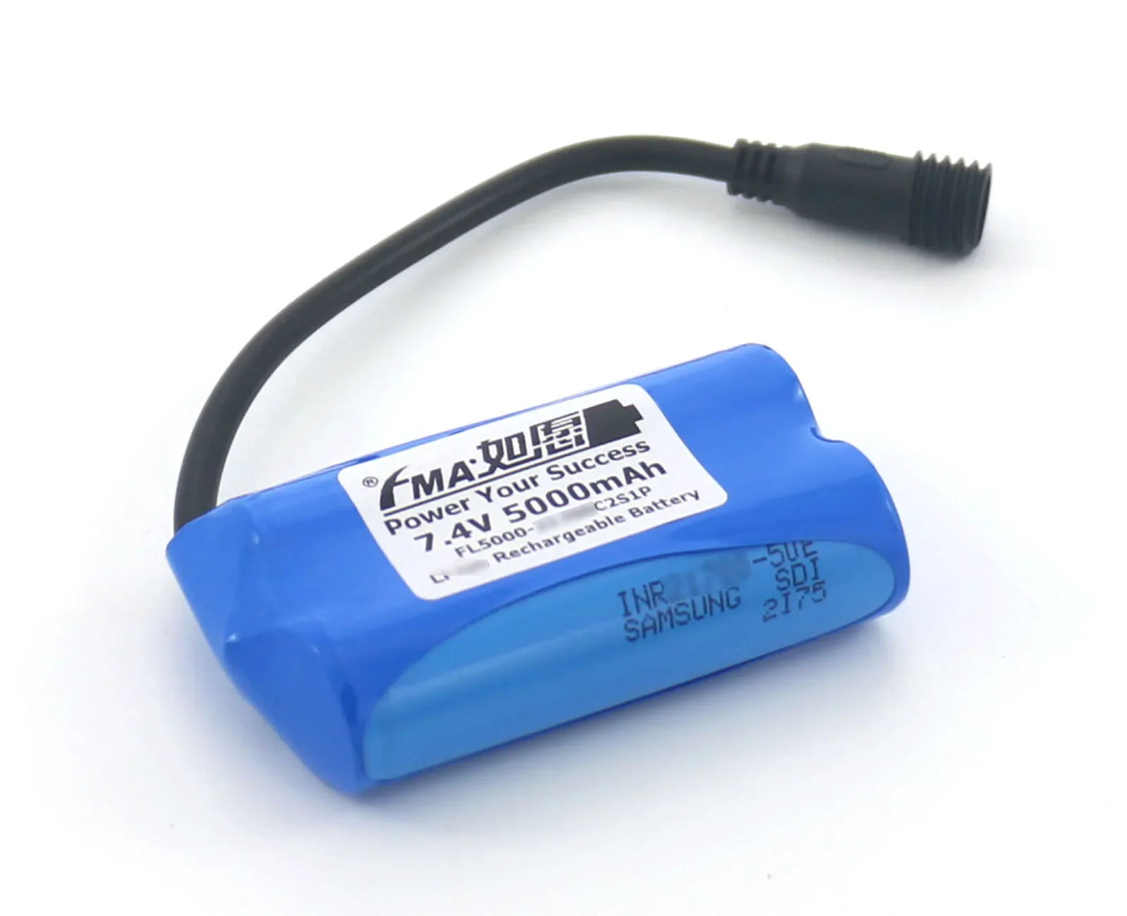 Batterie Ion Eddie protégée aste pour lampe de poche de vélo LED, 7.4V, 5000-10000mAh