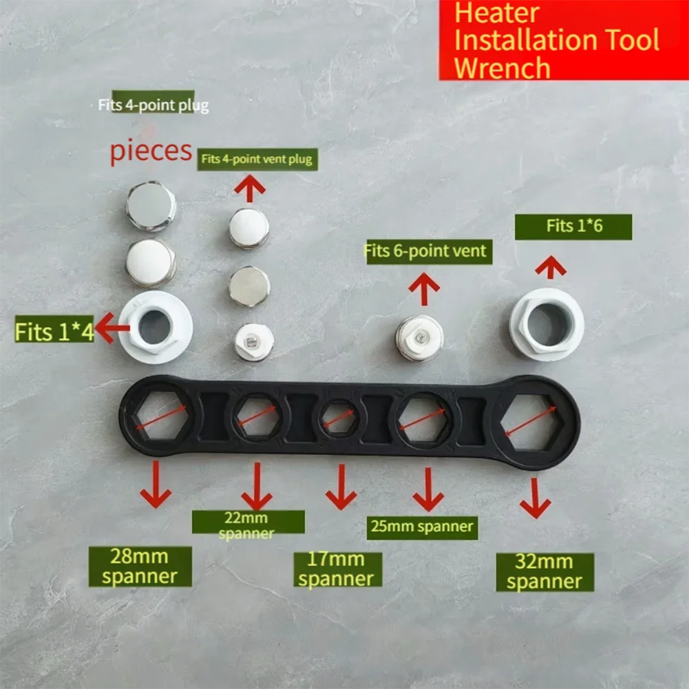 Multi-Purpose Wrench Plastic Hexagonal Wrench Compact For Easy Storage Long-lasting Plastic Material For DIY Enthusiasts