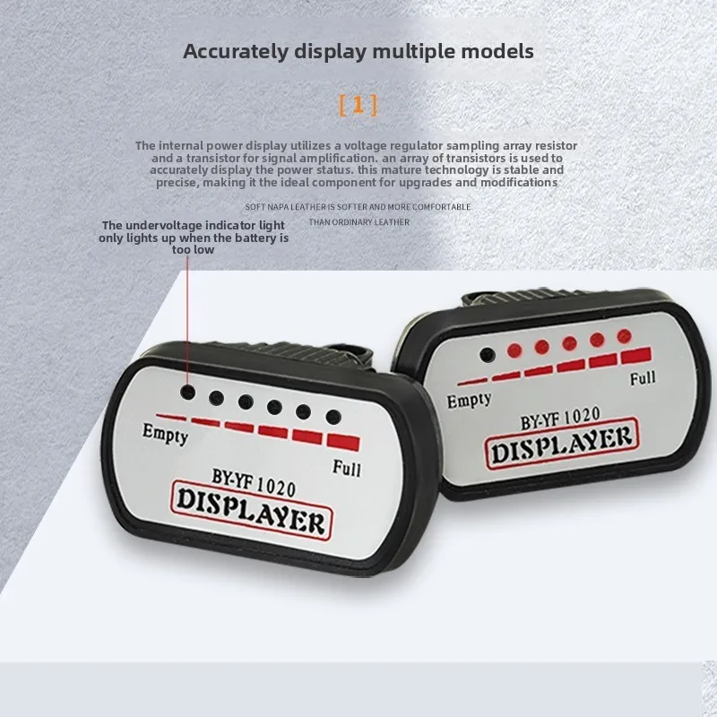 It is suitable for modifying the power display meter 24/36/48/60/72V battery tricycle power display is universal