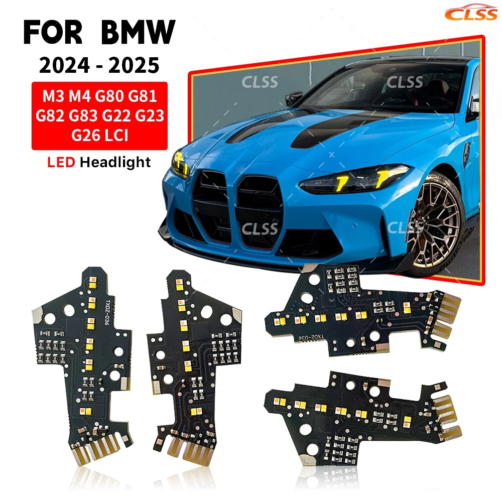 

Светодиодные платы CSL Angel Eye DRL для BMW G22 G23 G26 G80 G82 G83 LCI M3 M4 420i 430i M440i 2024 2025 Фара дневного света