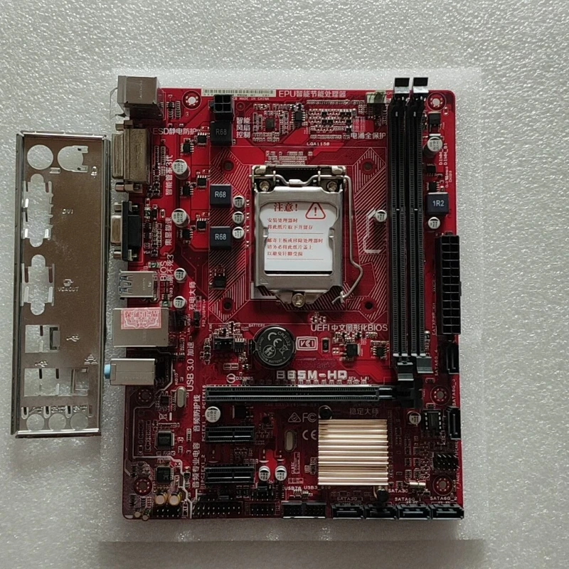 

used for ASUS B85M-HD Motherboard LGA1150 Intel B85 DDR3 HDMI VGA DVI USB3.0 Micro ATX