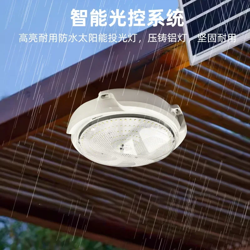 Hot Selling LED Solar Light Ceiling Home Indoor Lights Wall Lamp Balcony Bedroom Rural Yard Gate Outdoor Waterproof Garden Lamp