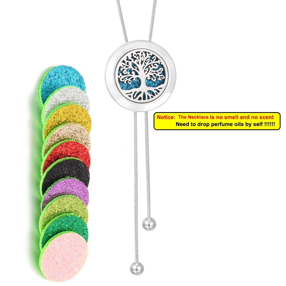Tree Of Life Aromatherapy Necklace, Essential Oil Diffuser