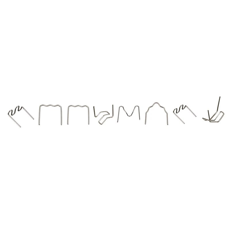 A98E-800PCS Automotive Plastic Repair Standard Pre Cut Wave Staples Bumper Bodywork Repairs Machine Welding Hot Stapler