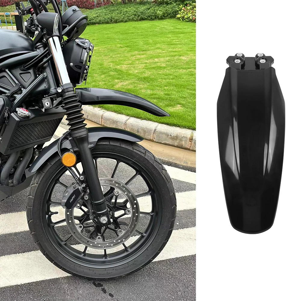 For Honda CL500 Long Front Fender Raised Mud Guard Extender CL300 CL 300 CL 500 Scrambler SCL500 2023 2024