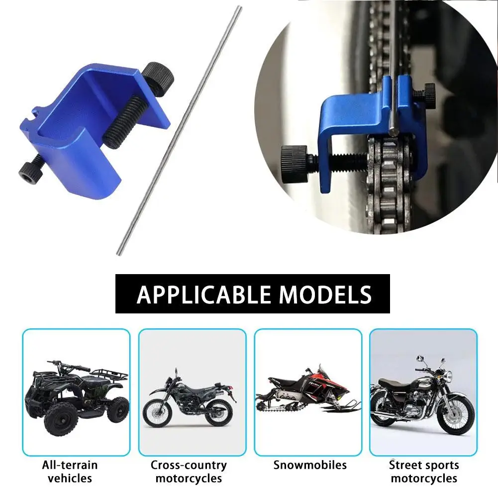 Aluminium Alloy Motorcycle Chain Alignment Tool Quick Accurate Sprocket Adjusting Tool Motorcycle Accessories Universal