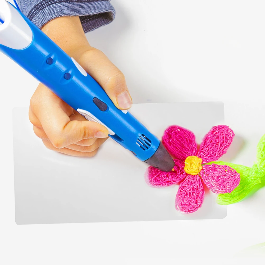 

5pcs 3D Pen Tracing Board Clear PVC Templates Kids Drawing Mats Easy Creation Stencil Project Pad Portable Safe Dimensions