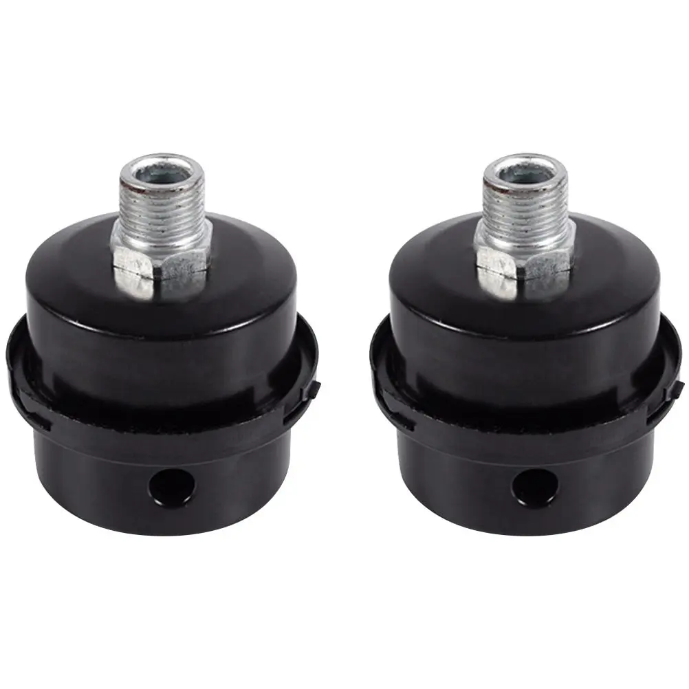 Air Compressor Intake Filter Noise Muffler – 2pcs Metal Replacement for Generator Blower