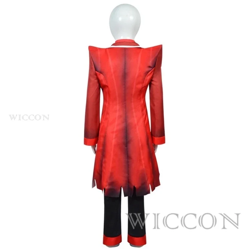 Alastor-Costume d'Halloween Rouge pour Homme et Femme, Déguisement d'Halloween, Uniforme, Anime, Gelultraviolet, Oreilles, Accessoires pour Enfants, Taille Hazbbin