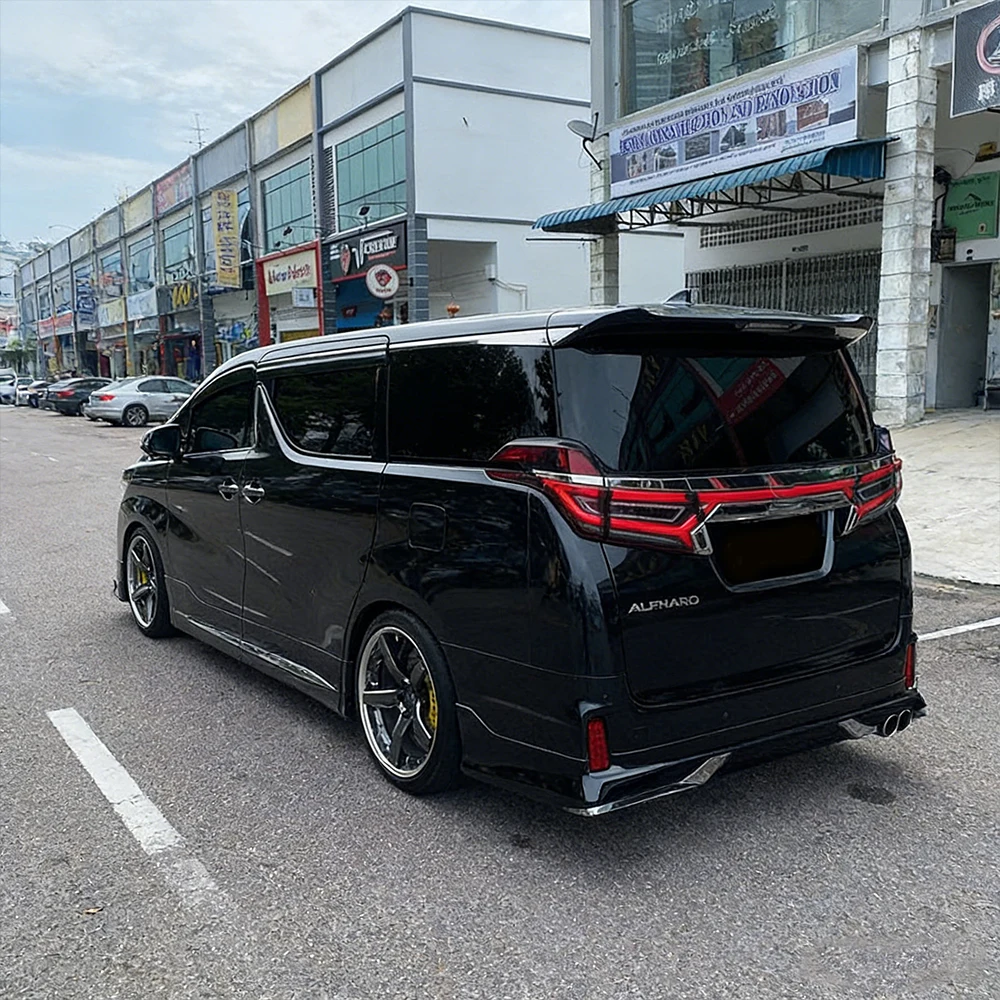

For Toyota Alphard 2015-2023 Auto Rear Lamp LED Through Taillights Assembly Upgrade Car Styling Plug and Play Accessories