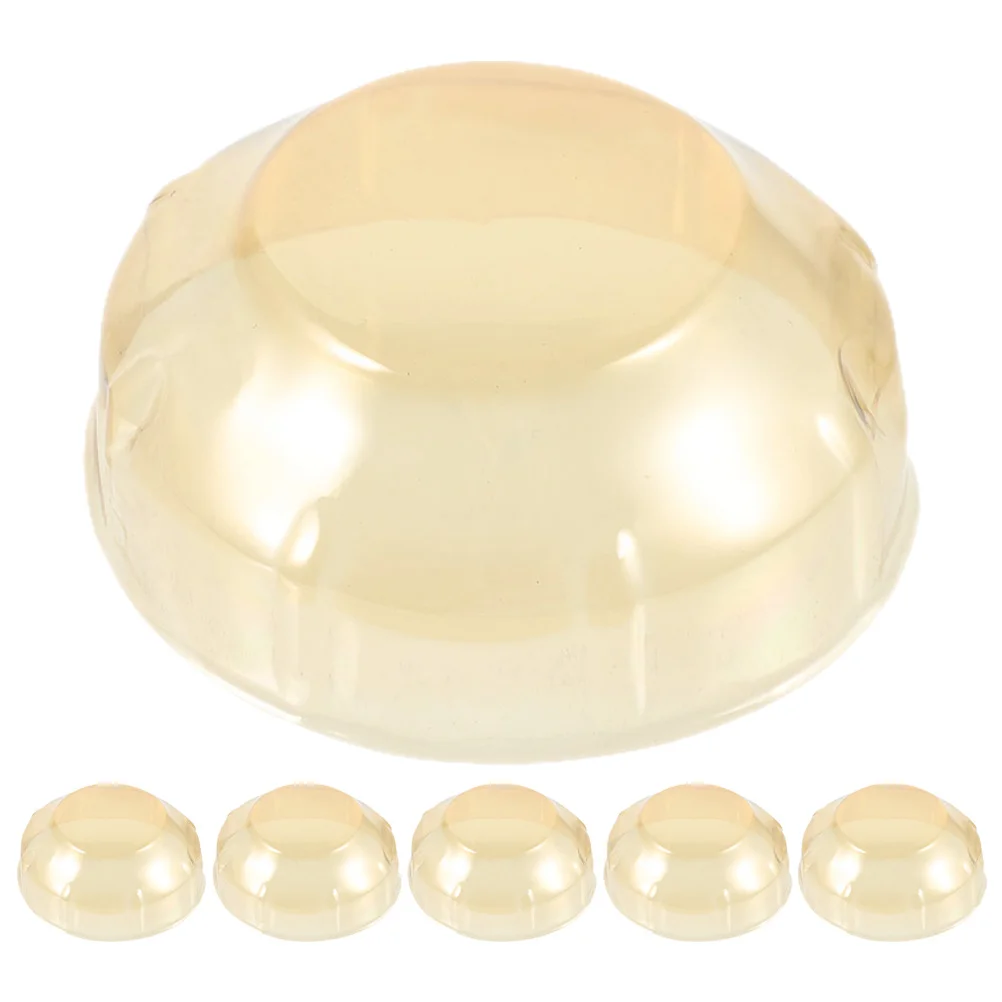 

6Pcs Smoke Cover Plastic Dust Protection Cap False Trigger Prevention for Home Classroom Conference Room Use