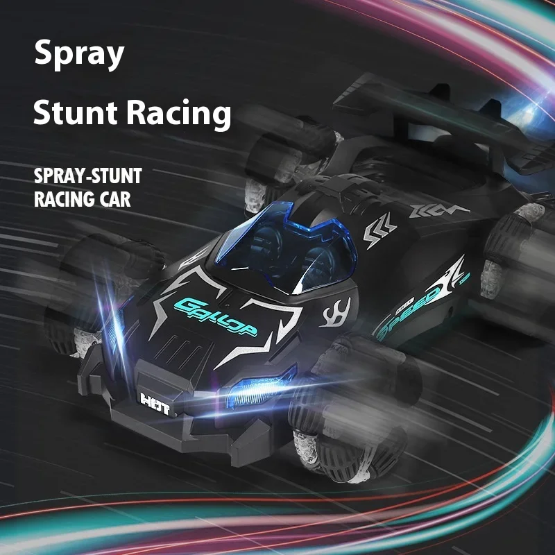 Drift High Speed Racing 2,4g Fernbedienung Auto Spray Musik Licht USB Lade Kinder Spielzeug Auto Kinder Geburtstag geschenk