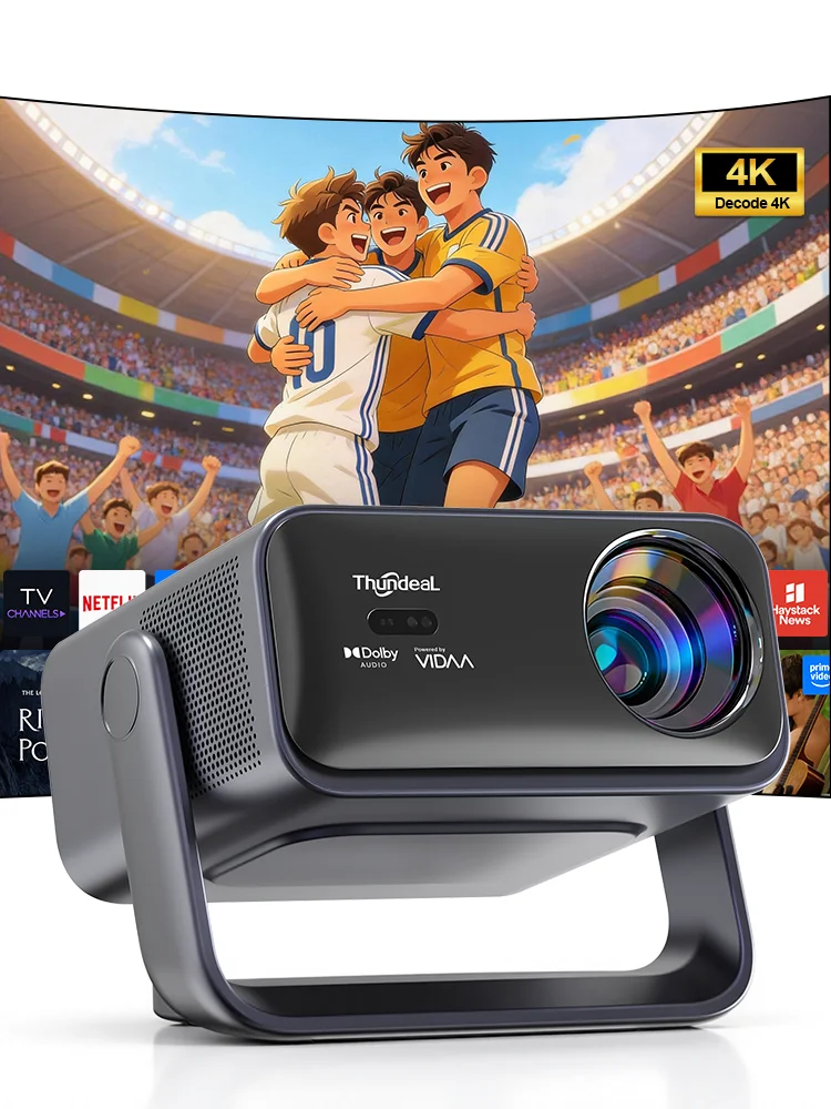 ThundeaL VIDAA 4K Projektor TD99W WiFi 1200 Offizielle APP AirPlay 4000 Ansi 50W Dolby Heimkino Film 3D Video Beam Projektor Heimkino Kino Projektor