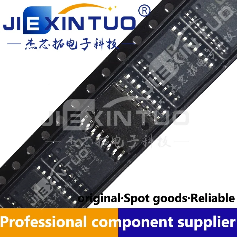 ADM2483BRWZ ADM2483  Digital Isolator Isolator RS-485 Transceiver IC SOIC16 3Channel Unidirectional 500 kb/s Galvanic Isolation